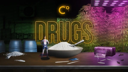 FiveM Resource Drugs Creator w/ Recipe Editor, 20+ Minigames & Addiction System